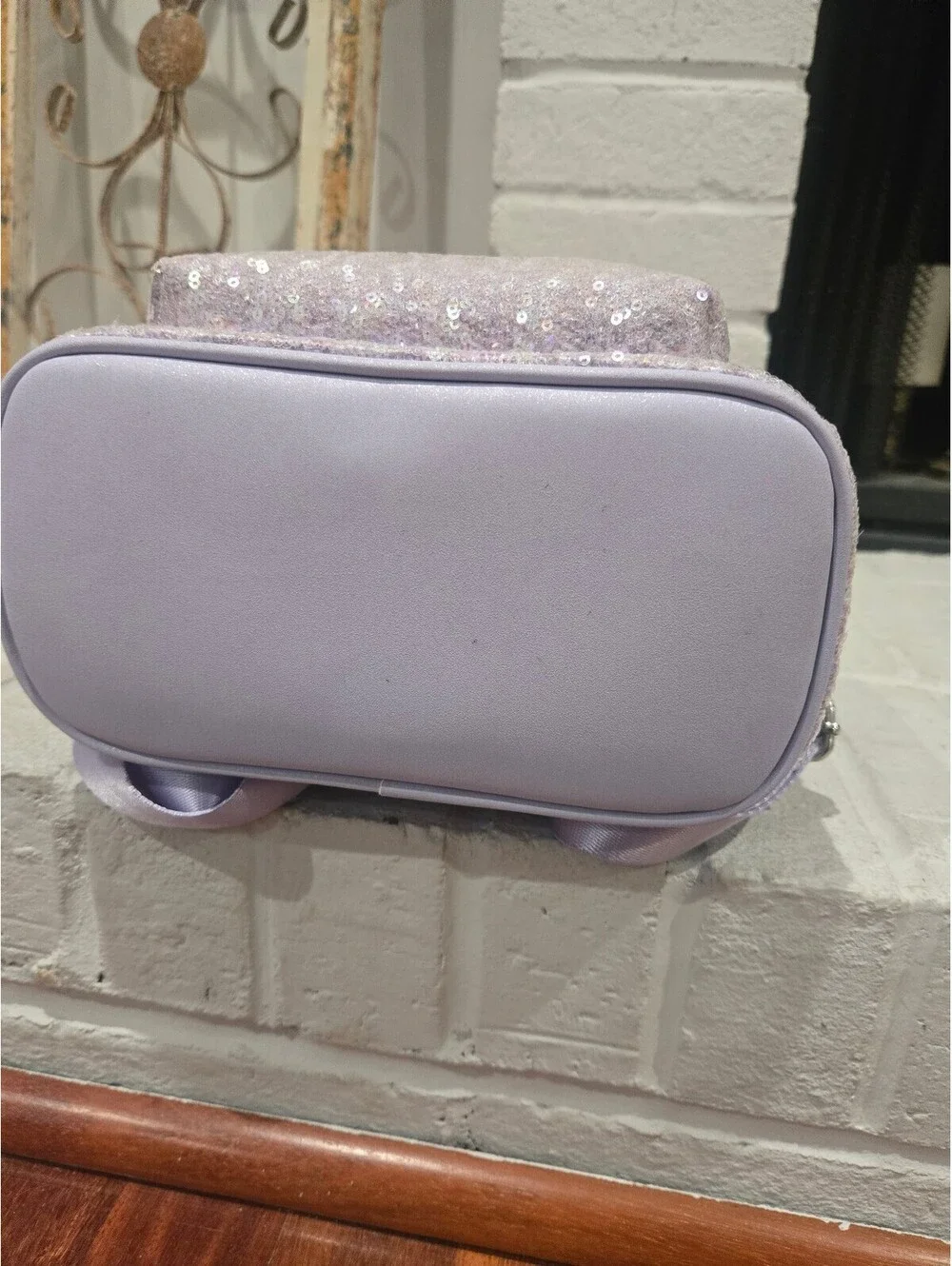 Disney Parks Loungefly Sequined Lavender Mini Backpack